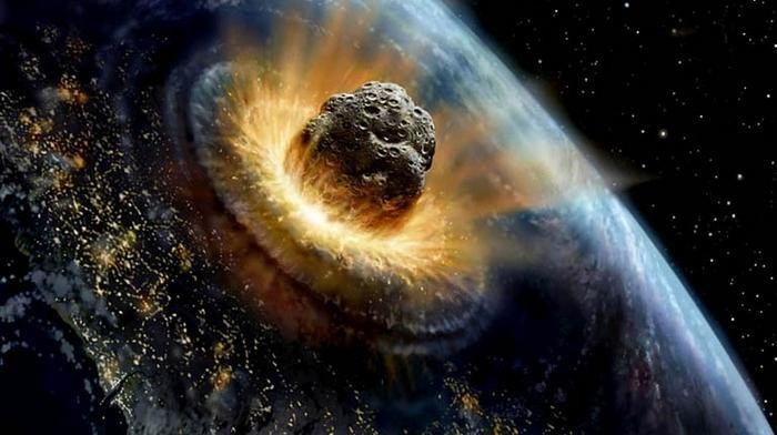 10. Удар астероида