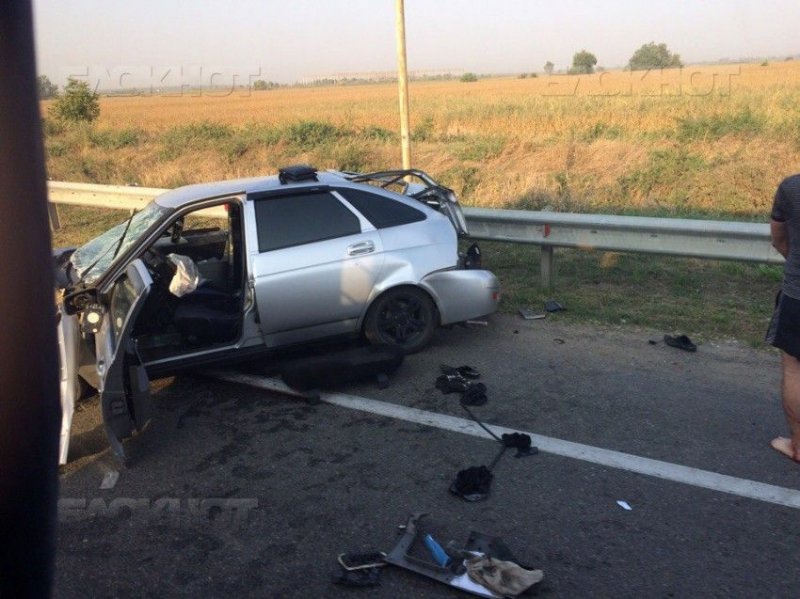 Авария дня. Водитель ВАЗа погиб в Краснодаре