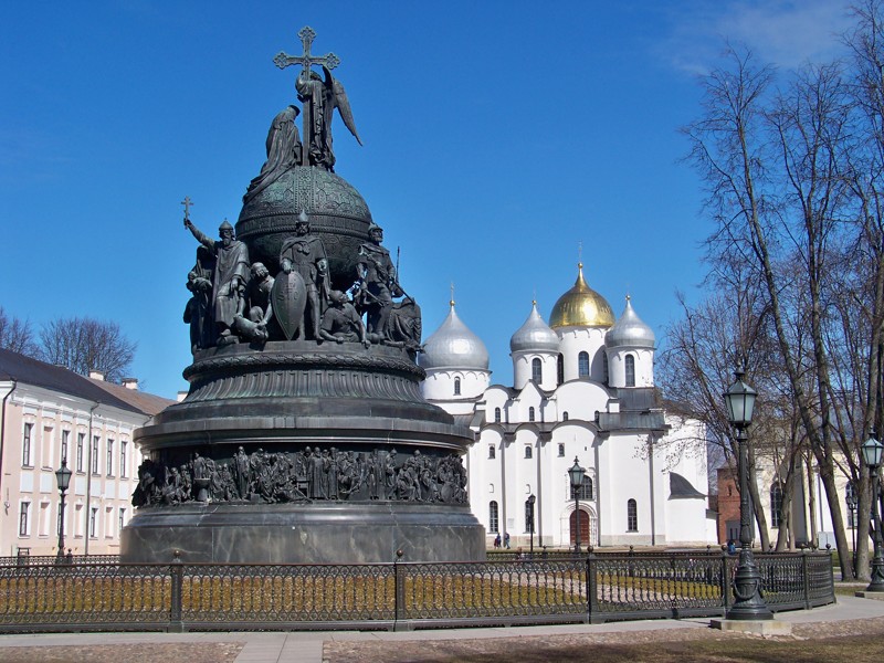 Памятник Тысячелетие России 1862 год