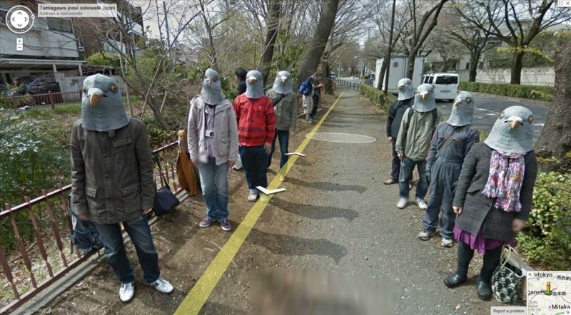 Необычные снимки, которые делает машинка Google.Maps