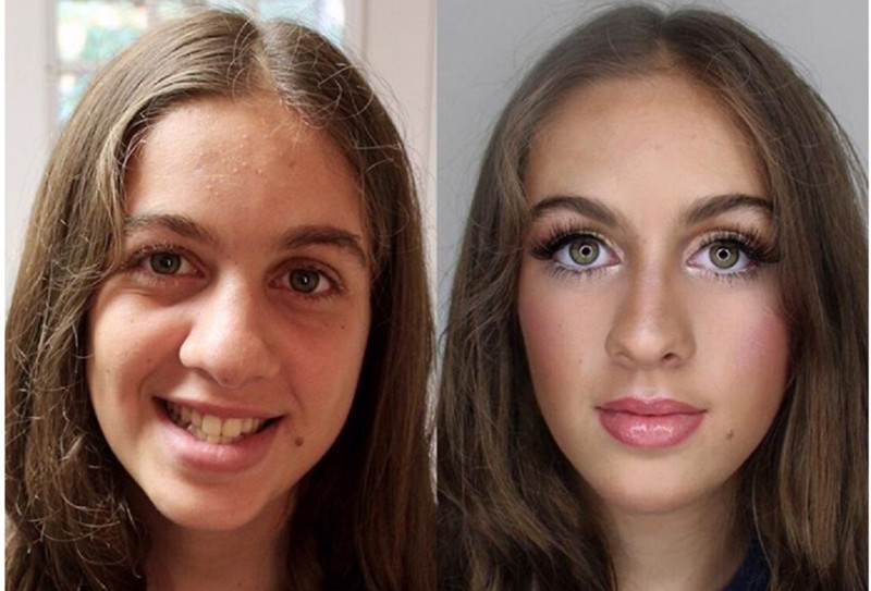 До и после: 19 впечатляющих примеров силы макияжа