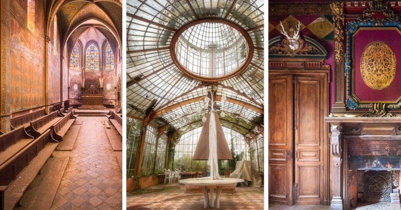Заброшенные здания невероятной красоты, сфотографированные во Франции