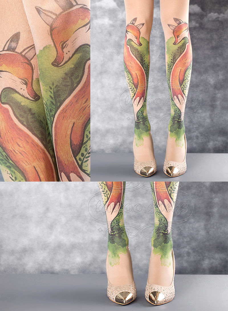 TattooSocks — колготки, которые покроют ваши ноги красивыми татуировками без игл и краски