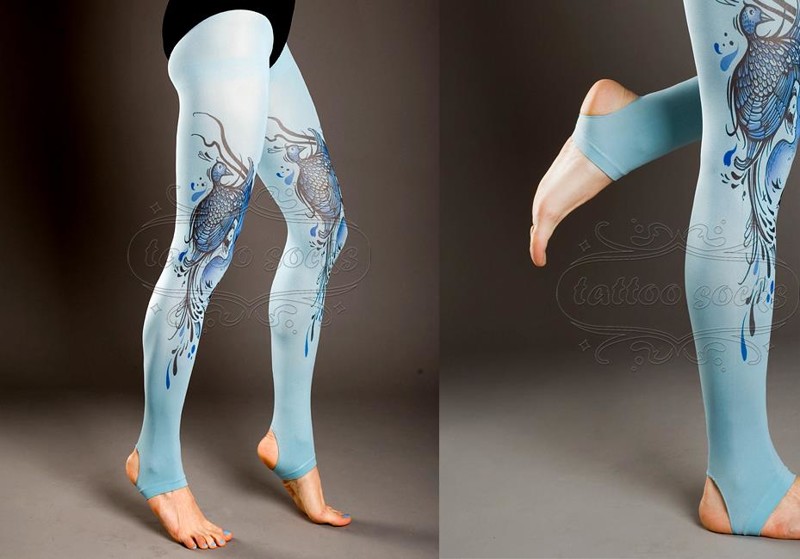 TattooSocks — колготки, которые покроют ваши ноги красивыми татуировками без игл и краски