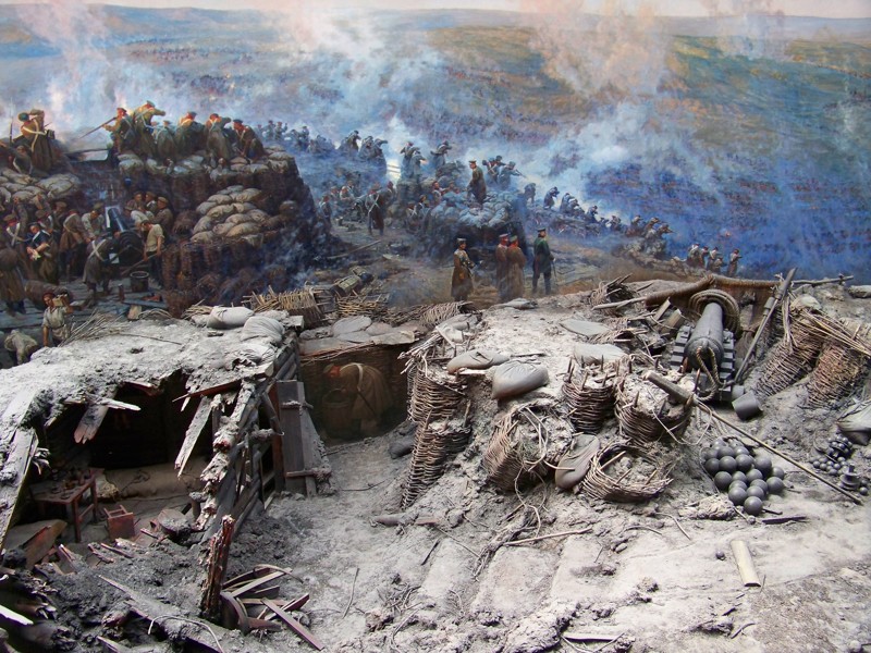 Панорама Франца Рубо, погибшая в 1942 г и восстановленная заново !
