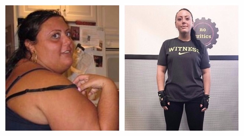 Женщина весом 180 кг сбросила более 100 кг только с помощью диеты и спорта