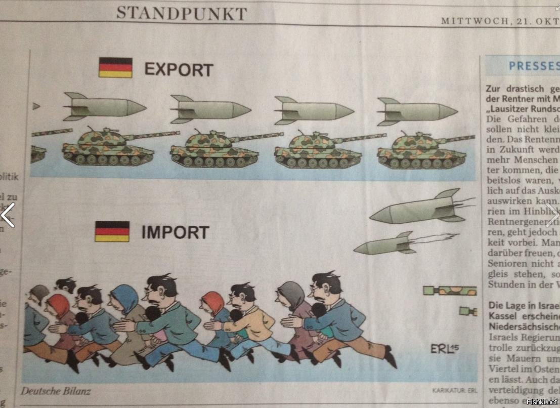 Экспорт и импорт Германии, инфографика: