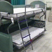 Двухярусная кровать превращается в диван