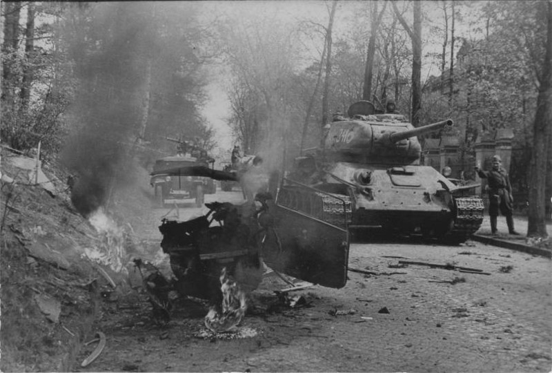 Поддержка танков в реалиях 1945 года