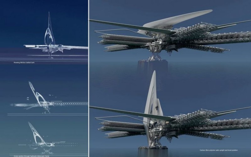 Предложена необычная концепция передвижного складного моста