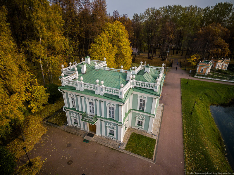 Осеннее КУСКОВО с высоты птичьего полета