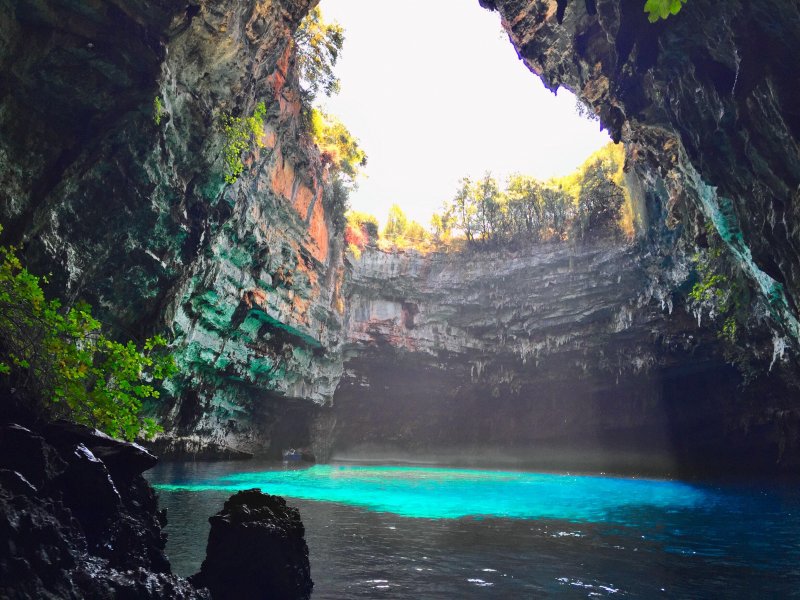 Пещера Мелиссани, остров Кефалония, Греция 