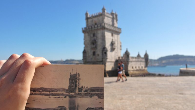 Лиссабон в 1910 и в 2017 году
