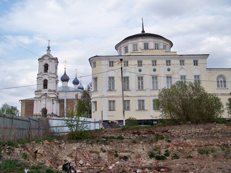 Дом Алянчикова и Успенская церковь 1753 год