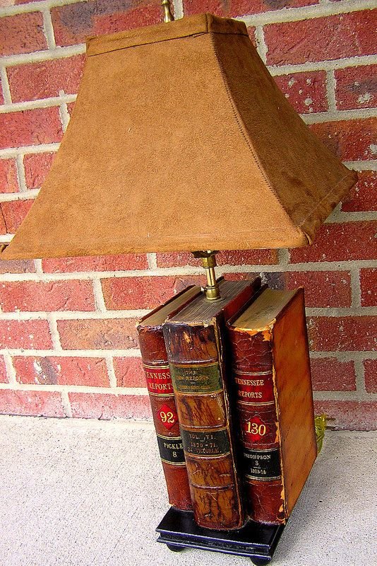 светильник из книг своими руками