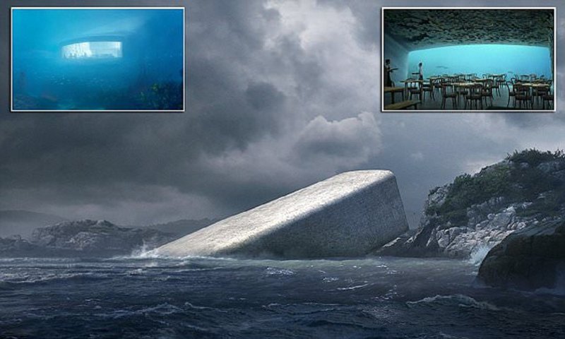 В Европе откроется первый подводный ресторан