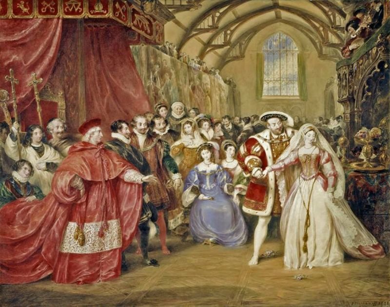 Джеймс Стефанофф - Банкет Генриха VIII в Йорке во дворце Whitehall