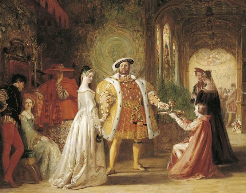 Встреча Генриха VIII и Анны Болейн в Хэмптон-корте