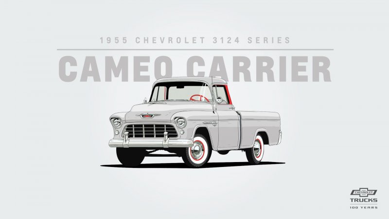 Chevrolet 3124 Series Cameo Carrier (1955)