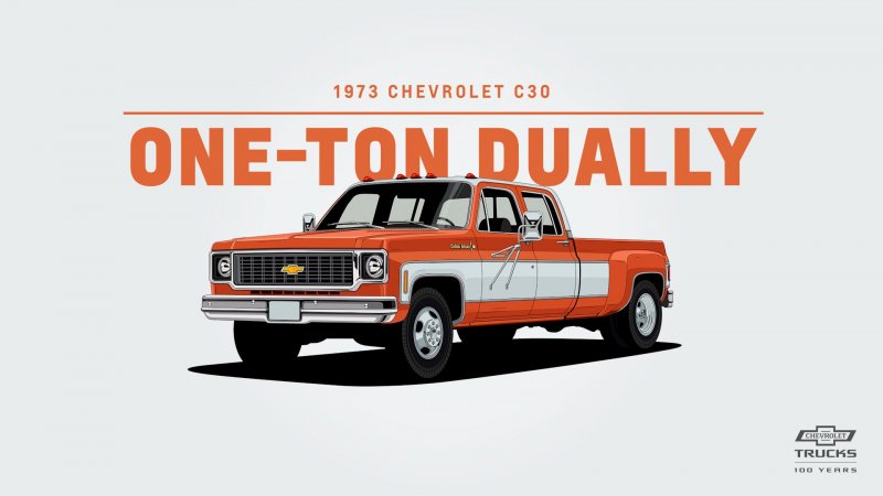 Chevrolet C30 One-Ton Dually (1973)