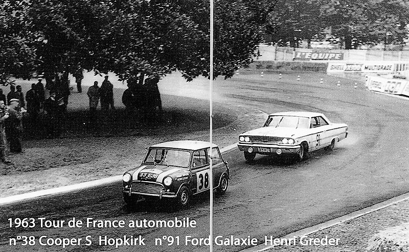 В 1963-м и 1964-м 'фордовская' команда из 'лайтвейтов' ездила в Европу на известную в то время автомобильную гонку 'Тур де Франс'. Без особого успеха, впрочем.