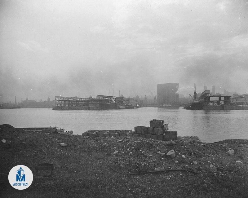 Монтреальский порт  начало 1900ых