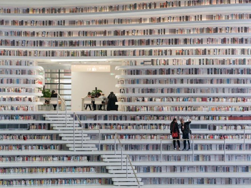 В Китае появилась футуристическая библиотека, и она явно отличается от всего того, что вы видели раньше