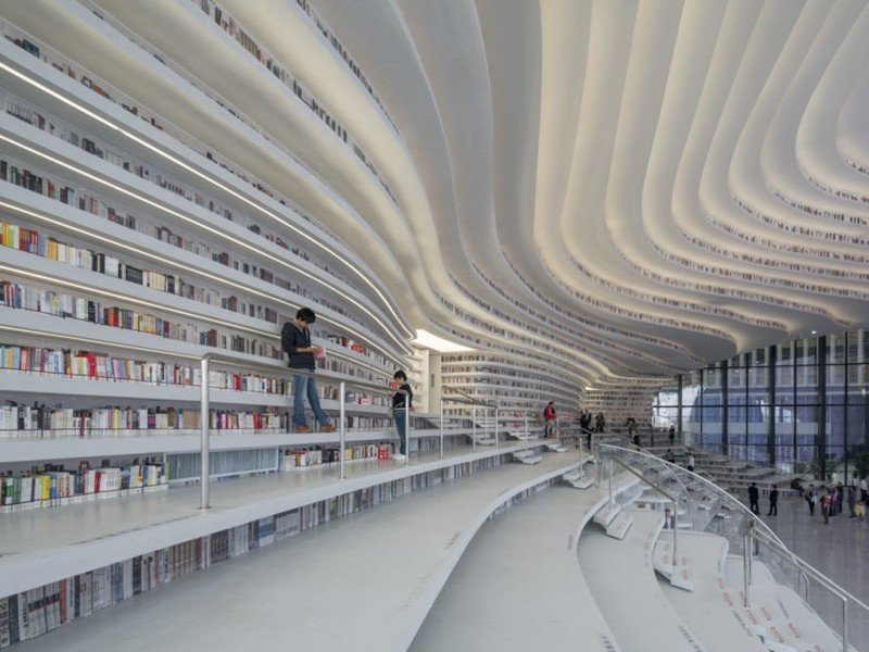 В Китае появилась футуристическая библиотека, и она явно отличается от всего того, что вы видели раньше