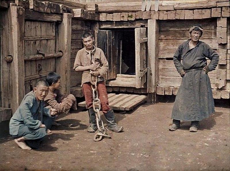 Монгольский преступник, 1913 год.