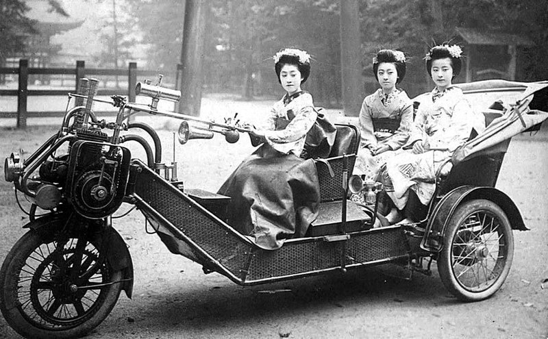 На заре японского автопрома, 1920 год.