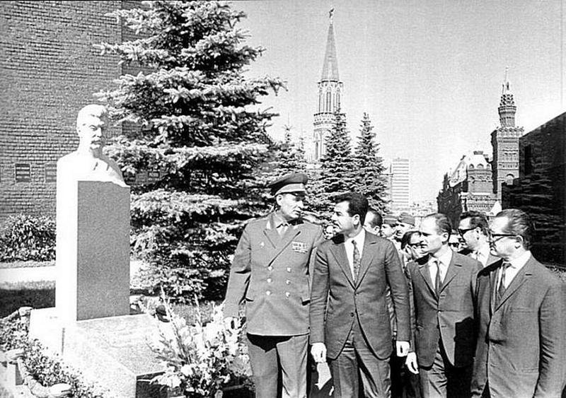 Саддам Хуссейн приезжает с дружеским визитом в СССР, 1972 год