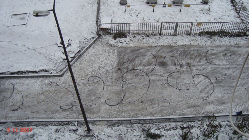 Укладка асфальта на снег в Кировской области