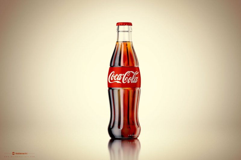 Бутылка Coca-Cola в автомобильном дизайне