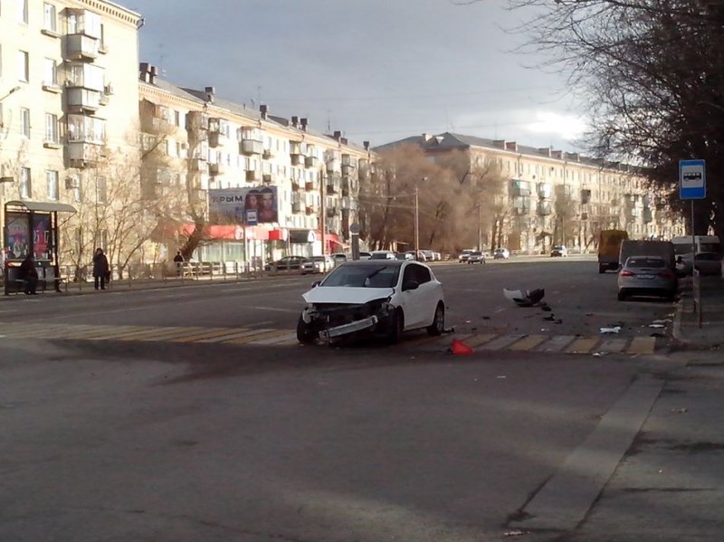 Авария дня. Столкновение двух Мазд в Челябинске