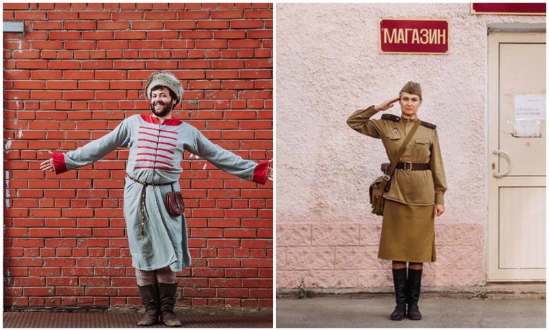 Прошлое в настоящем: 14 персонажей русской истории в проекте самарского фотографа