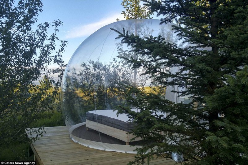 Отель в Исландии: "мыльные пузыри" с видом на звезды