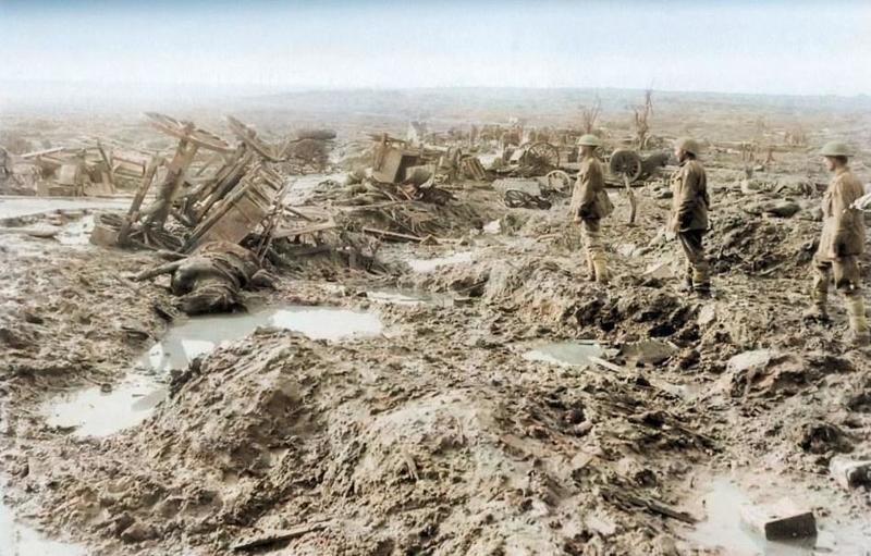 Первая мировая война предстала в полном цвете