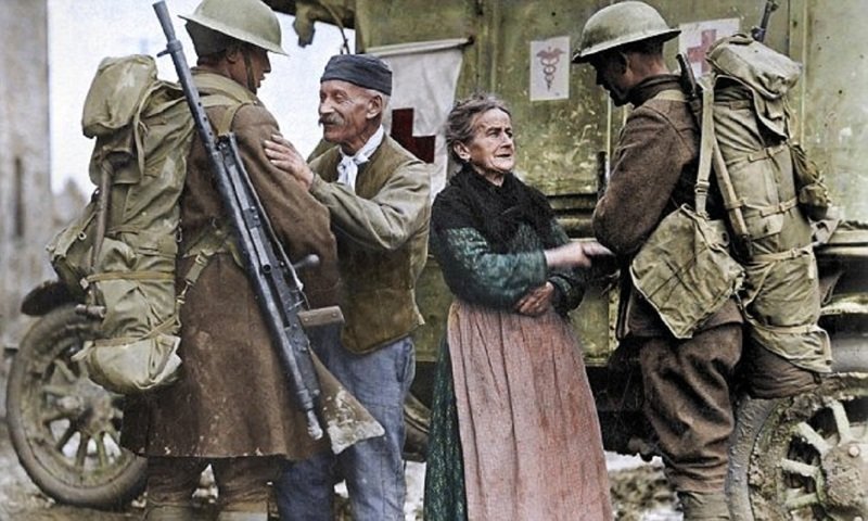 Первая мировая война предстала в полном цвете