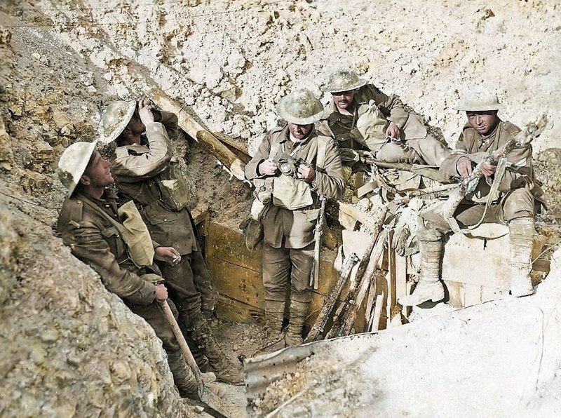 Первая мировая война предстала в полном цвете