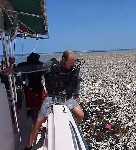 Море мусора захлестнуло Карибы