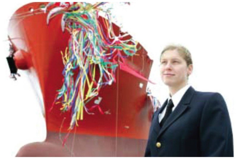 Первая женщина-капитан танкера LPG Порре Ликс (32 года)