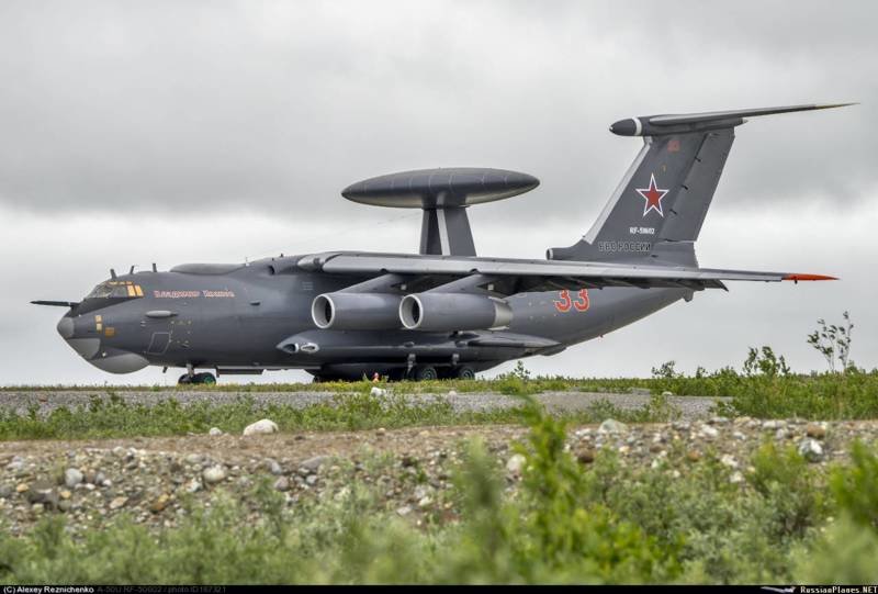 Новейший российский самолёт радиолокационного дозора А-100 совершил первый полёт