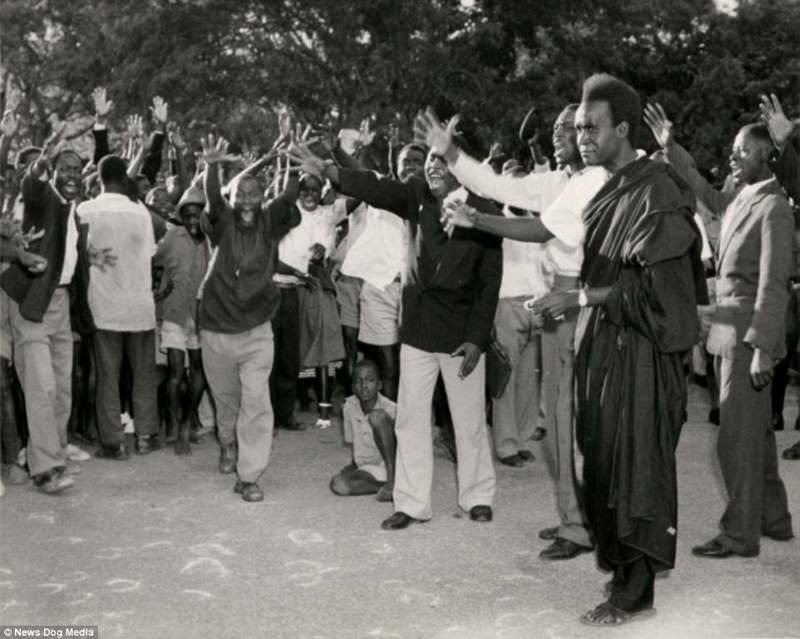 Сторонники движения за африканскую независимость, март 1960 г.