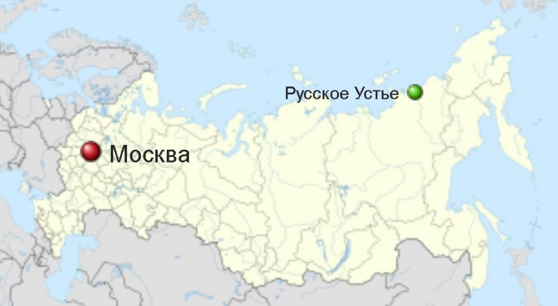 По данным Википедии в селе Русское Устье сейчас проживает 128 человек