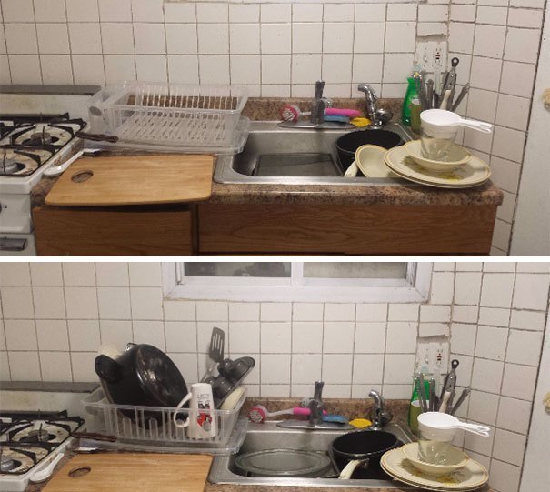 В мойке грязная посуда? Ждете гостей? Положите чистой посуды на сушилку - сделайте вид, что так задумано
