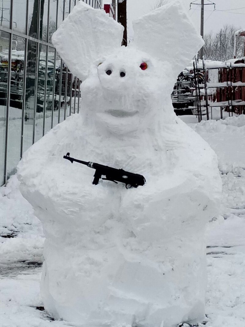 Снеговик из Воронежа