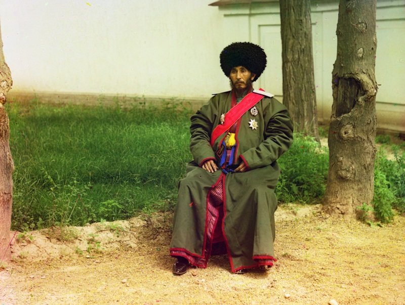 Исфандияр Юрджи Бахадур, хан региона Хорезм (Хива, теперь часть современного Узбекистана), ок. 1910 год. (Prokudin-Gorskii Collection/LOC)