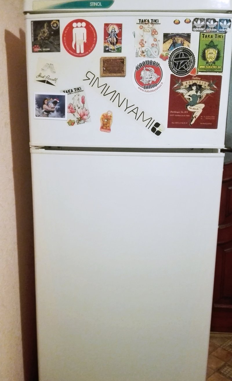Завершает подборку холодильник из Питера