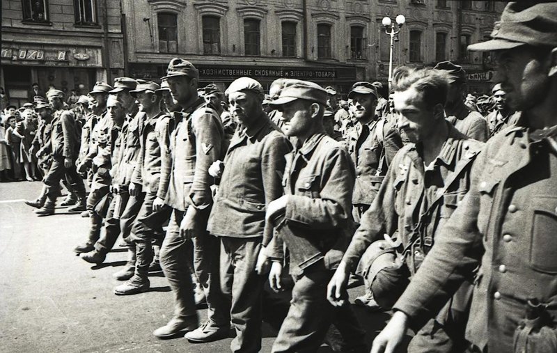 Прохождение немецких пленных по Москве