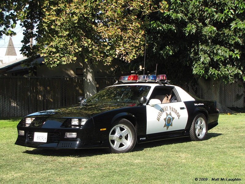 Chevrolet Camaro B4C (1992) — California Highway Patrol